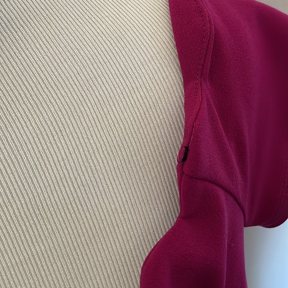 Purple Formal mid length dress with pockets. Size 11/12 - Picture 8 of 9